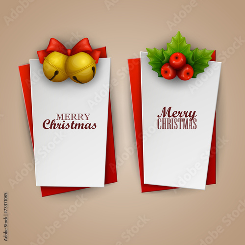 Christmas banners set