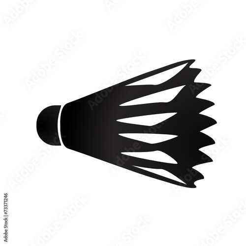Vector shuttlecock, badminton ball, birdie