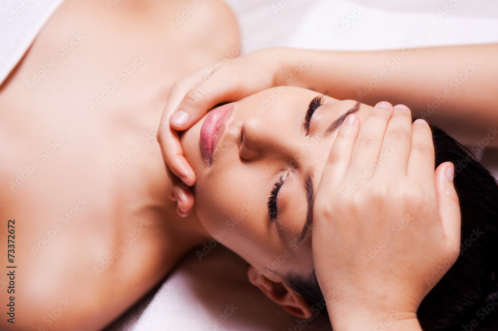 Fototapeta premium Facial massage.