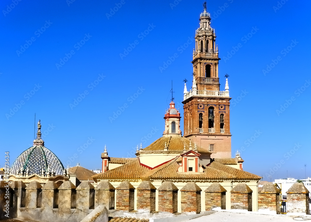 Church of Santa Mari­a la Mayor in Carmona, Spain.