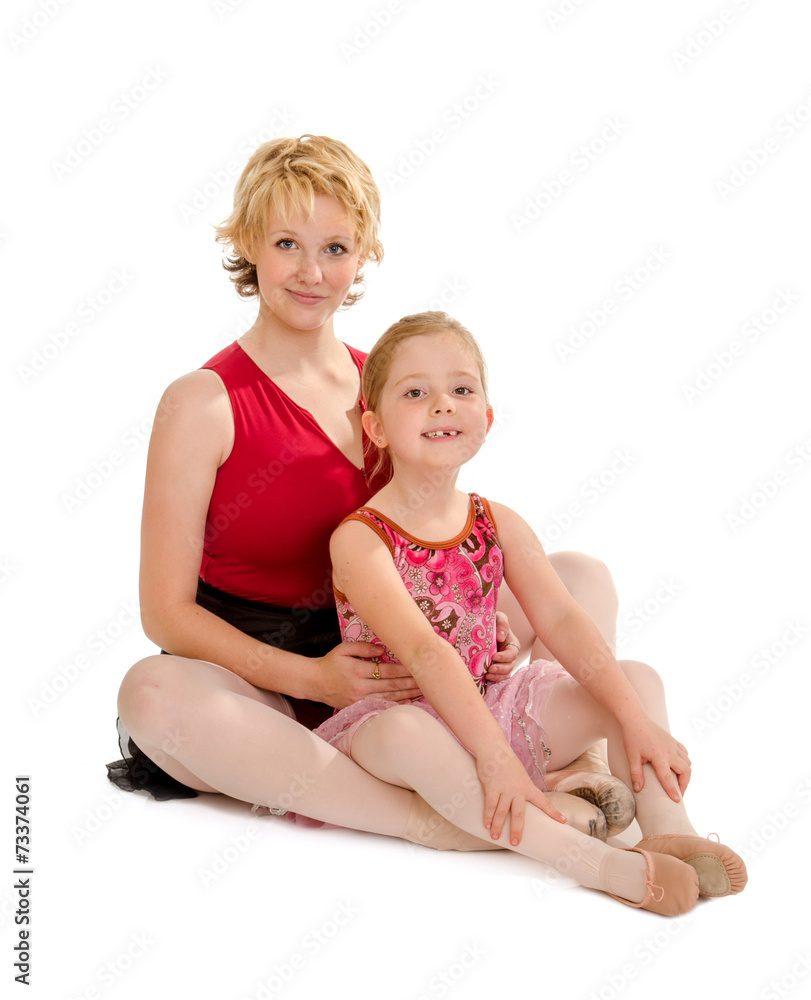 Dance Mom and Tiny Tot Dancer Dance Mom and Tiny Tot Dancer