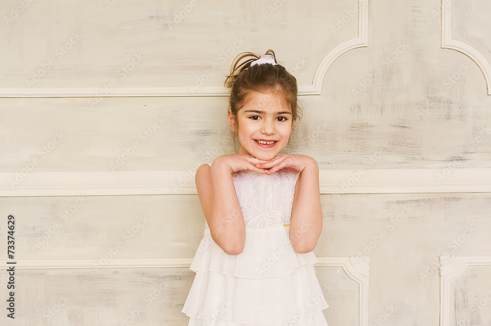 Portrait of a smiling little girl Portrait of a smiling little girl