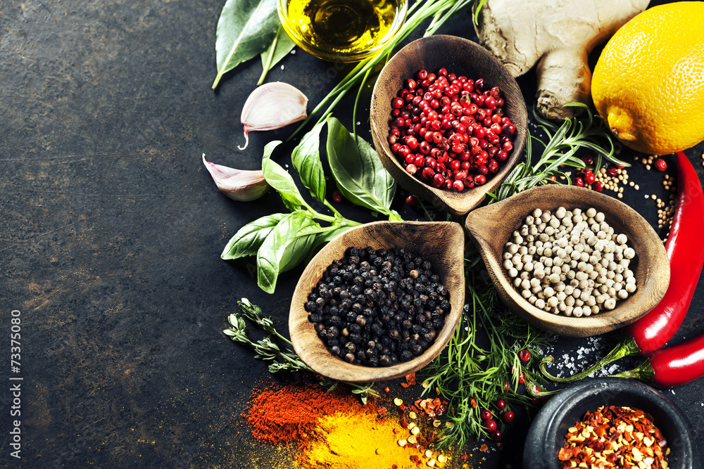 Herbs and spices selection Herbs and spices selection