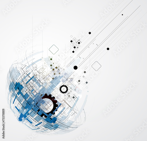 abstract technology background Business & development direction