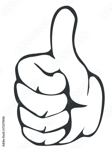 Hand. Thumbs up