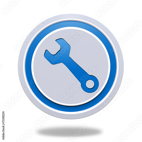 tools circular icon on white background