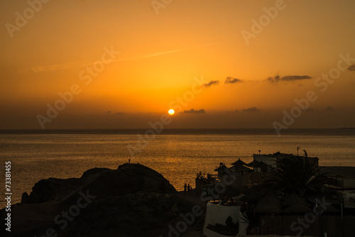 sunset sea view at Lanzarote © very_ulissa