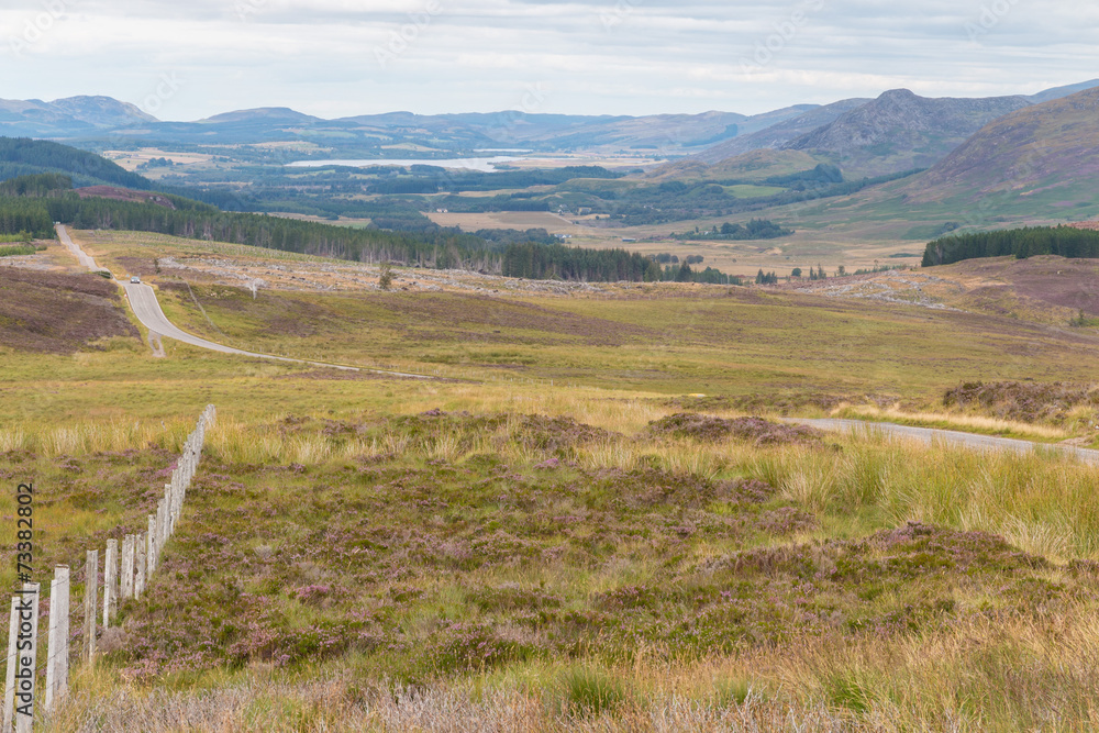 Scottish Highlands landscape