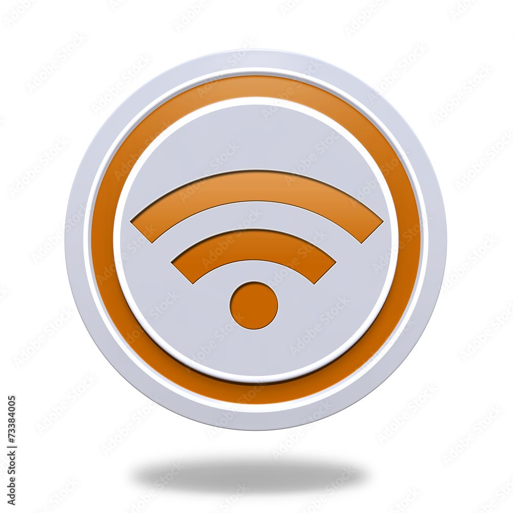 signal circular icon on white background signal circular icon on white background