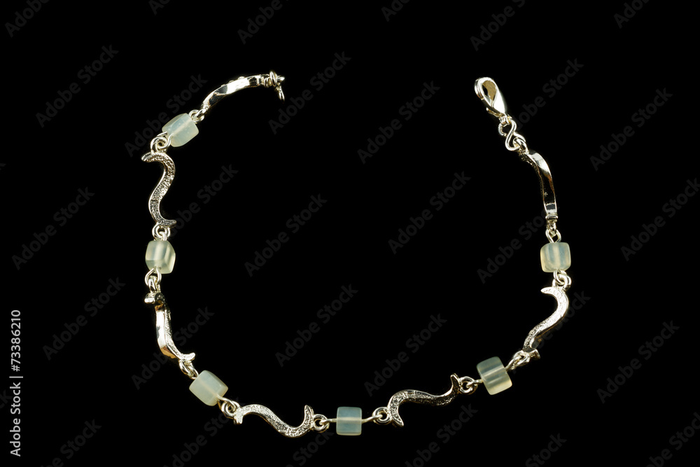 Fototapeta premium Silver bracelet
