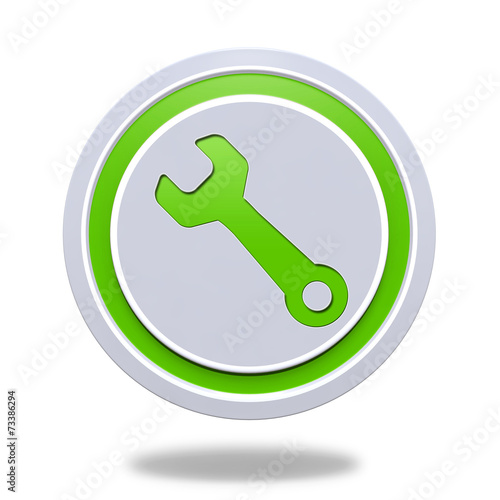 tools circular icon on white background
