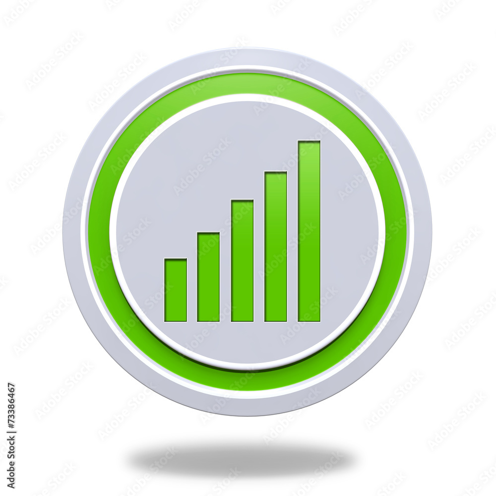signal circular icon on white background signal circular icon on white background