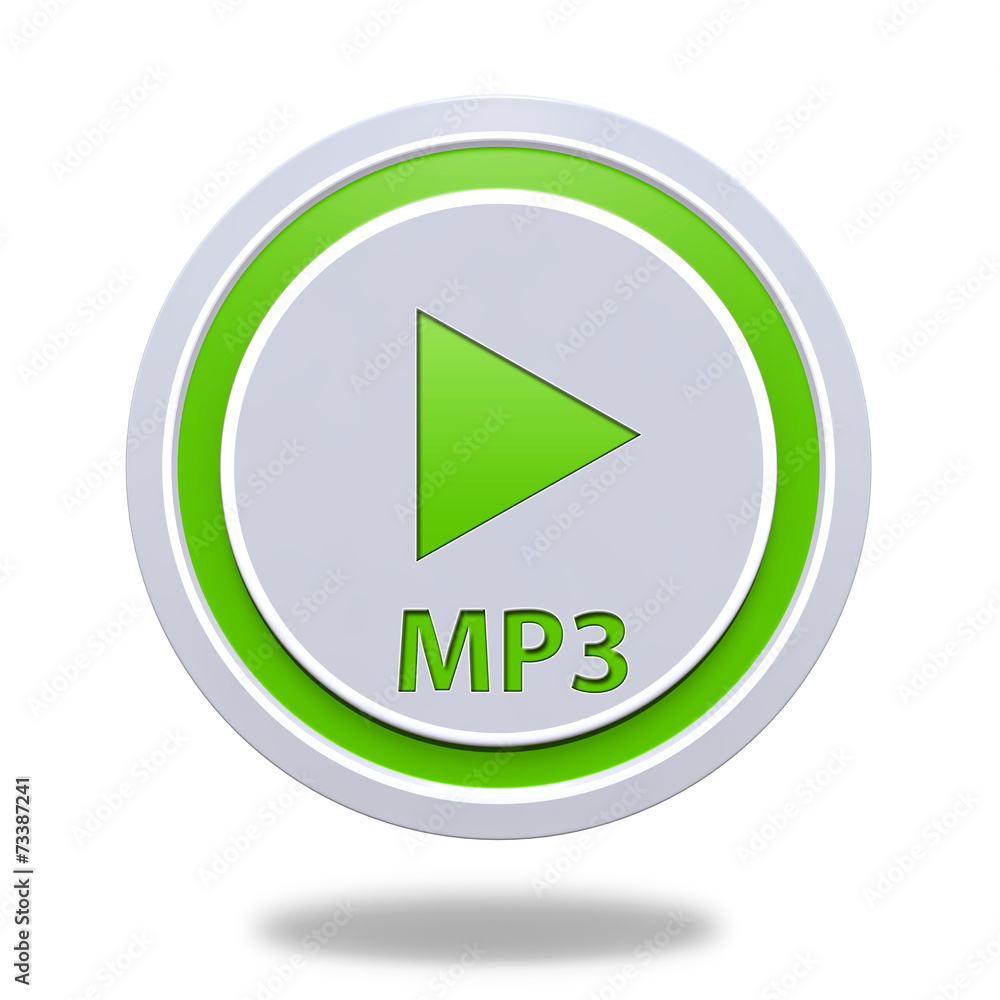 music circular icon on white background music circular icon on white background