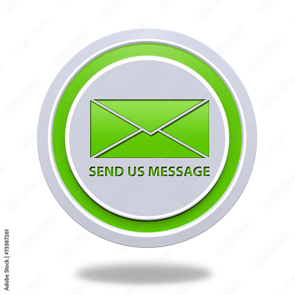 send circular icon on white background send circular icon on white background