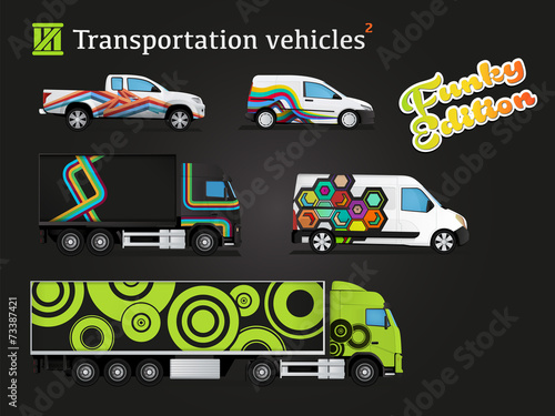 Transportation funky set