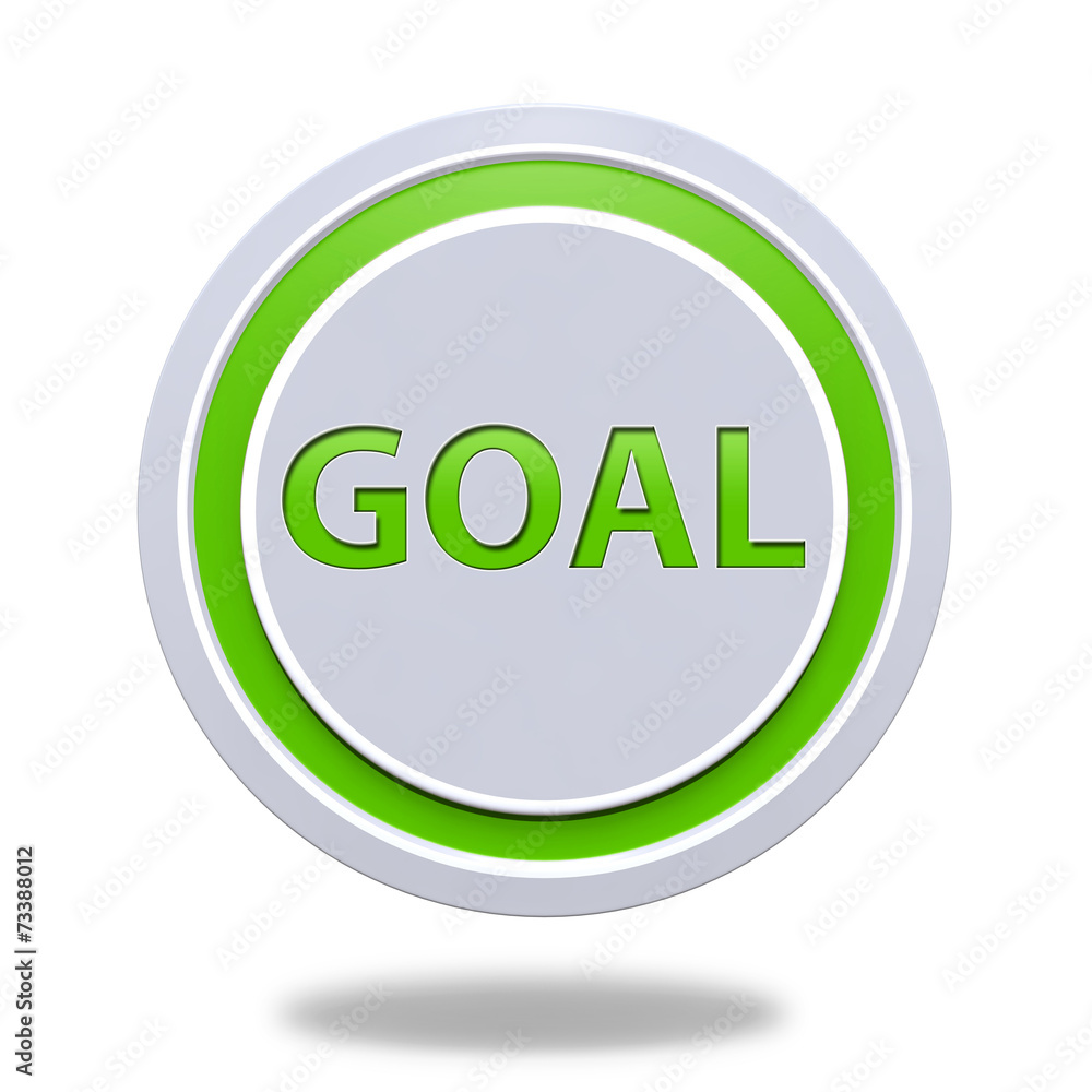 Gogal circular icon on white background Gogal circular icon on white background