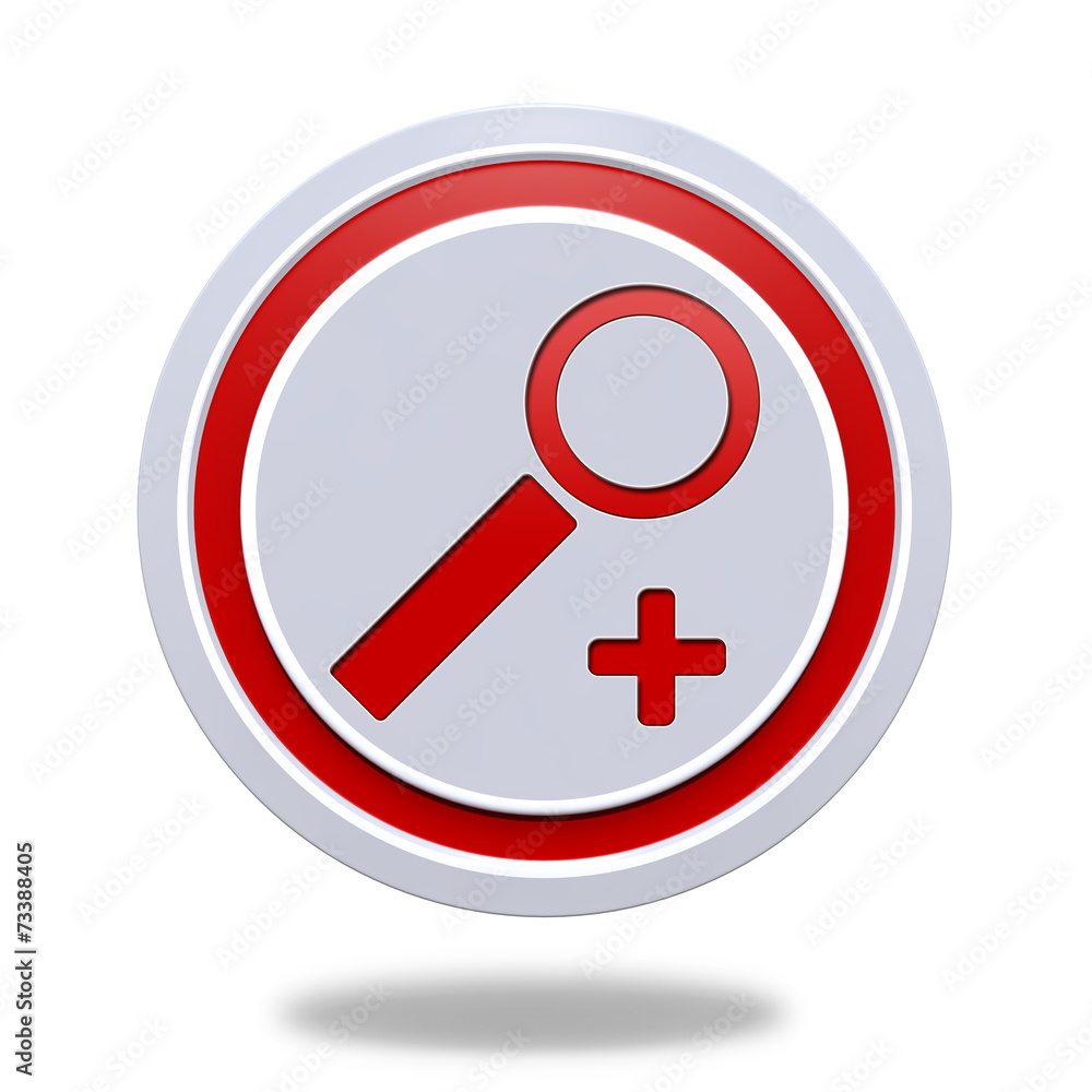 search circular icon on white background search circular icon on white background