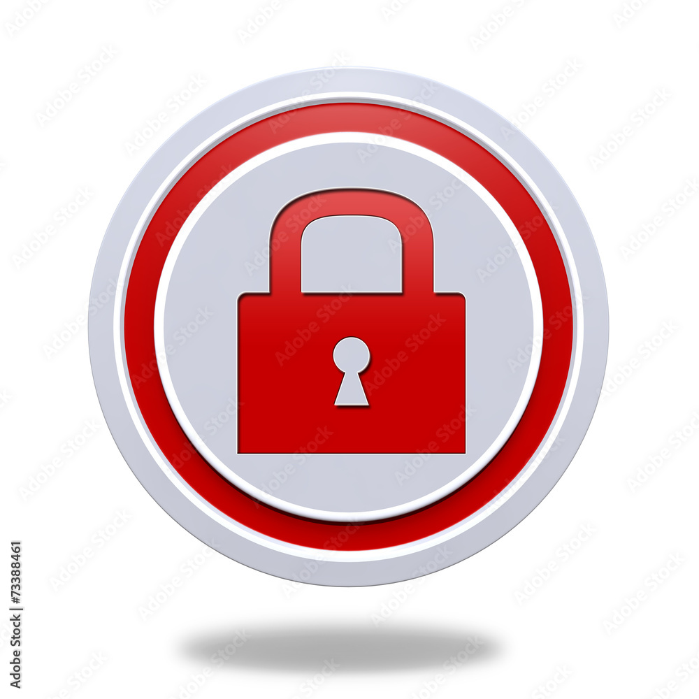 protect circular icon on white background protect circular icon on white background