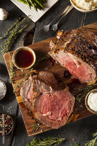 Homemade Grass Fed Prime Rib Roast photo