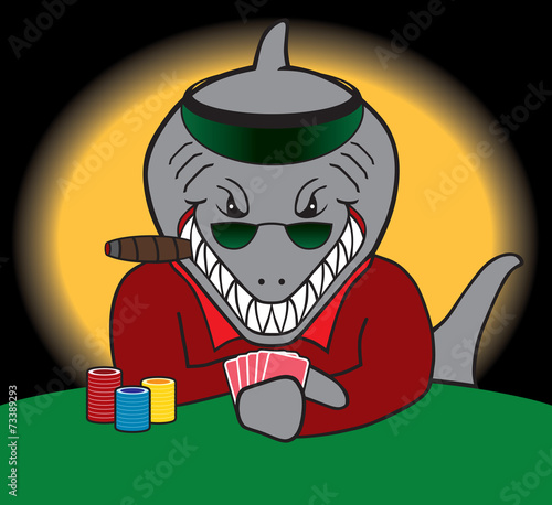 Obraz na plátně Card Shark