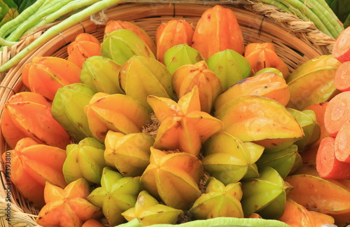 star fruit on the basket