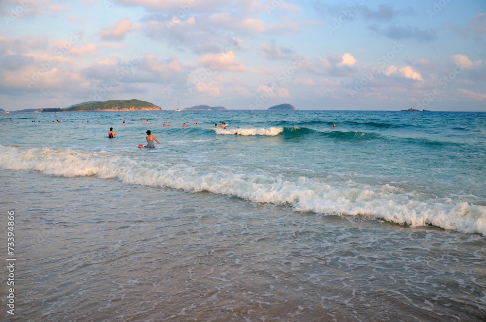 Surf on Yalong bay, Hainan Island, China, may 2011 Surf on Yalong bay, Hainan Island, China, may 2011
