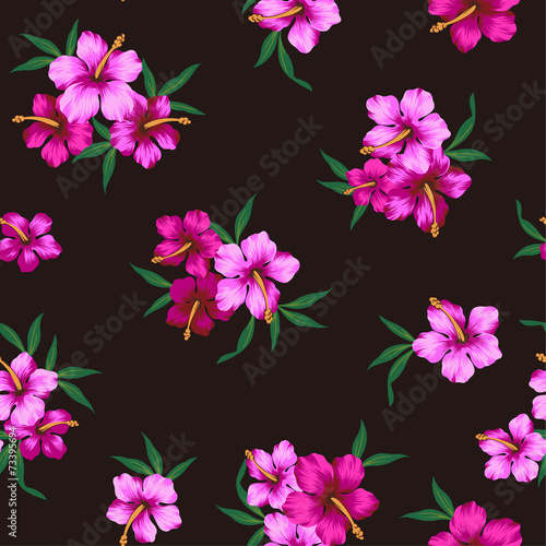 ハイビスカスのパターン