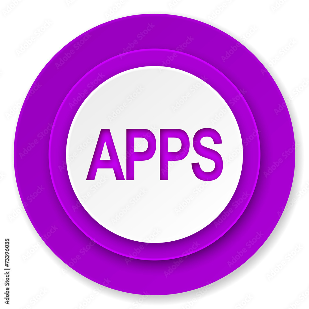 apps icon, violet button apps icon, violet button
