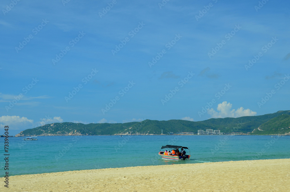 Boating, China, Hainan, Sania, Yalong bay may 2011