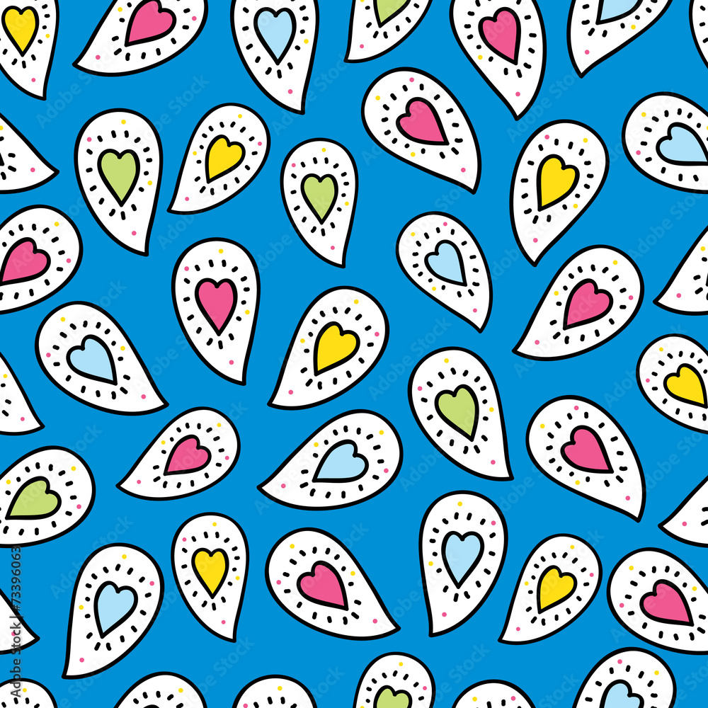 Cute seamless pattern.