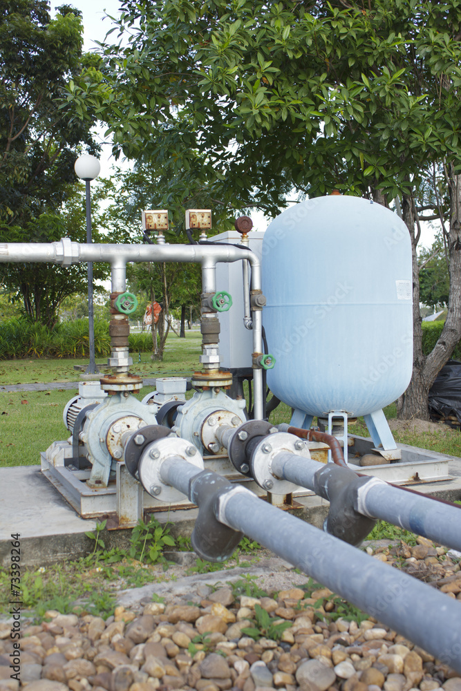 old rust water pump - Stock Image old rust water pump - Stock Image