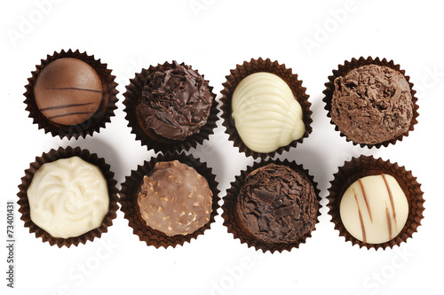 assortment of fine chocolates