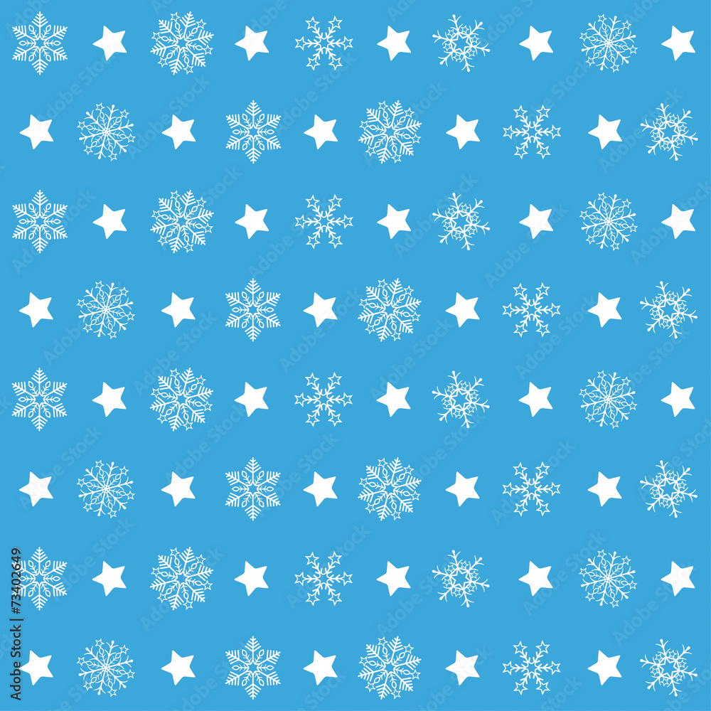 Blue Christmas Patterns Snowflakes Blue Christmas Patterns Snowflakes