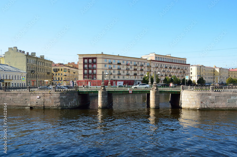 Obraz premium Пикалов мост в Санкт-Петербурге