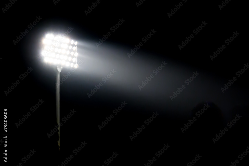 Naklejka premium Spotlight of stadium