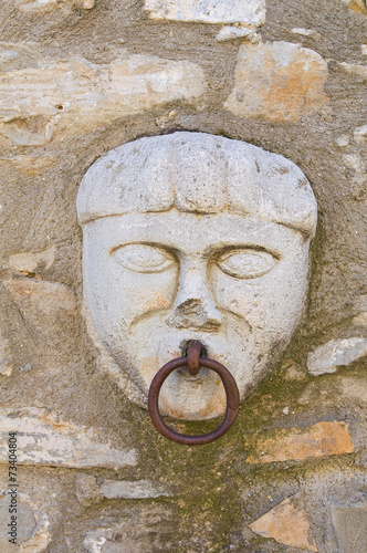 Old horse ring. Guardia Perticara. Basilicata. Italy. photo