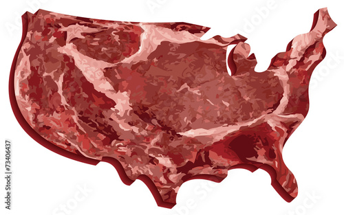 Viande carte USA-1