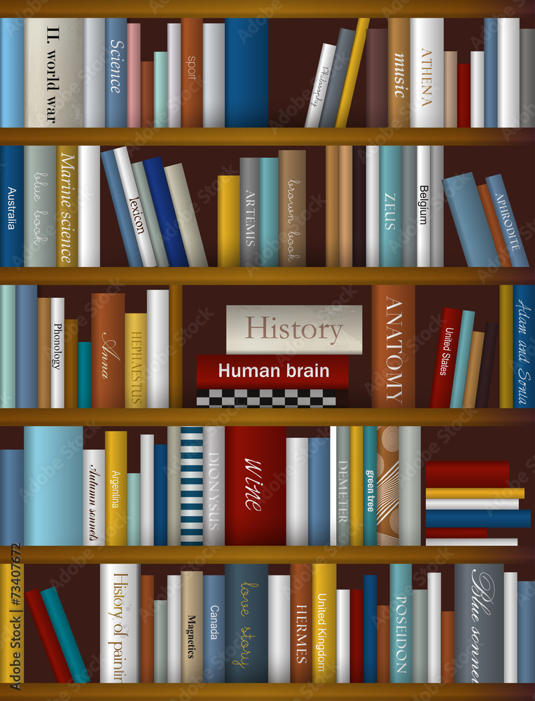 Book shelf. Vector illustration. Bookstore indoor. Book shelf. Vector illustration. Bookstore indoor.