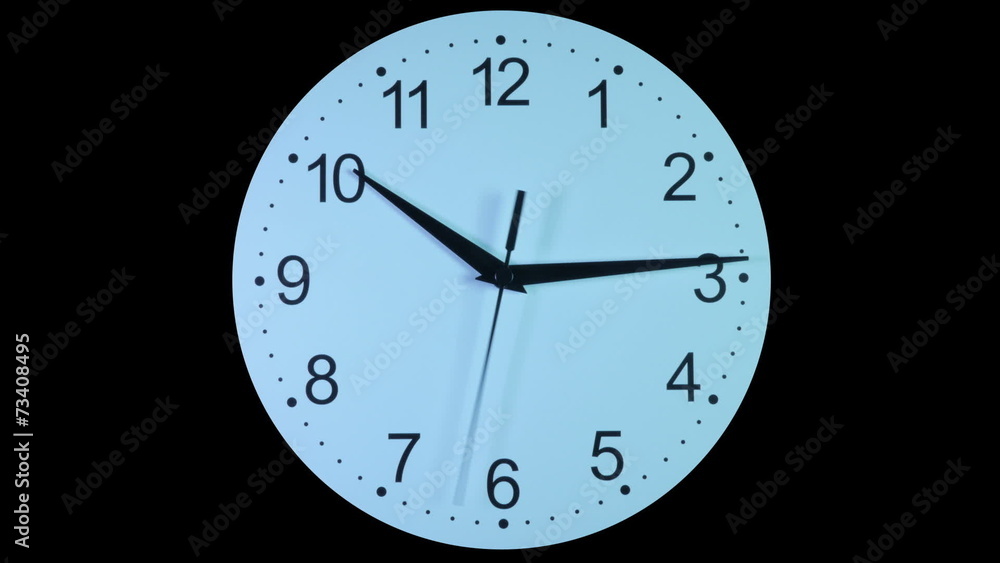 Clocks time-lapse with seconds hand Clocks time-lapse with seconds hand