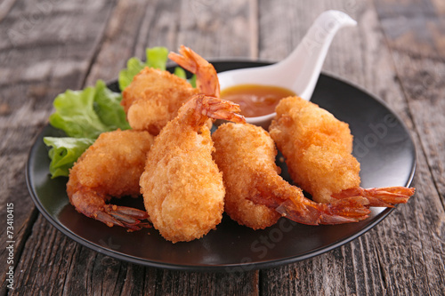 Fotografi fried shrimp