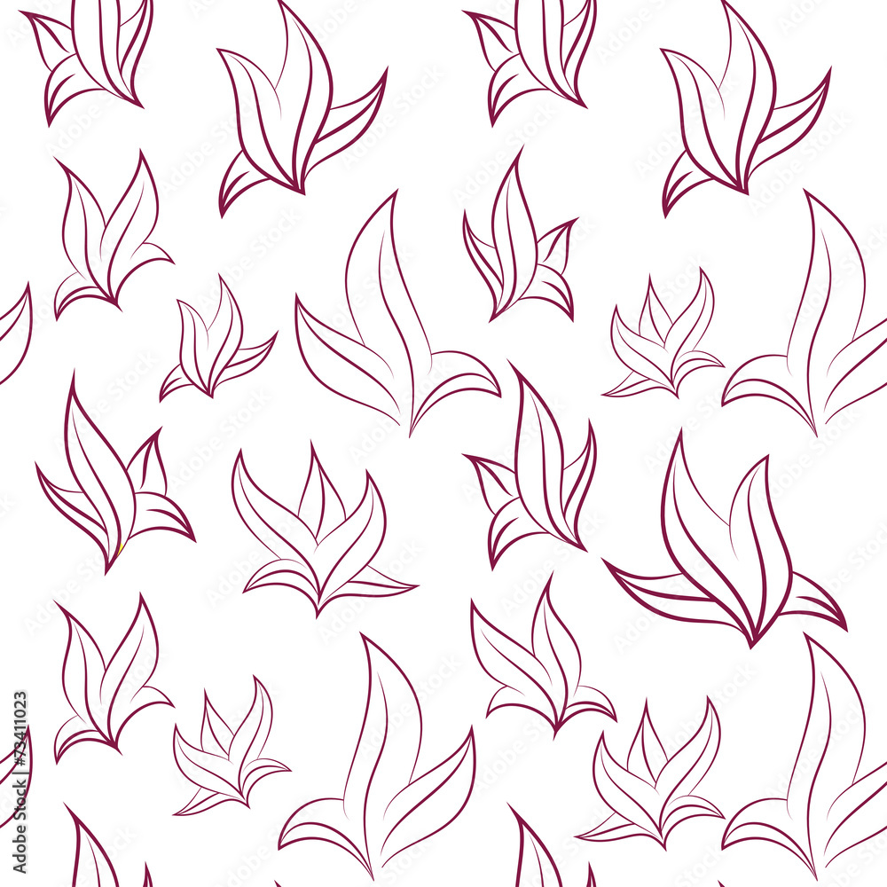Vector pattern of leaves Vector pattern of leaves