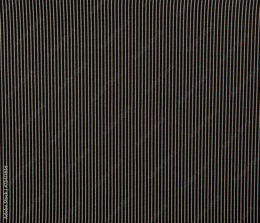 Black and gray strips on the fabric Black and gray strips on the fabric