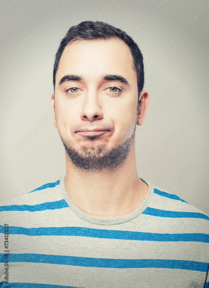 Obraz premium resentful man