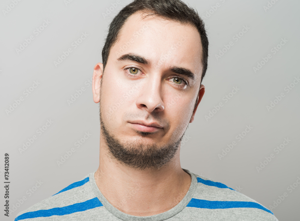 Fototapeta premium resentful man