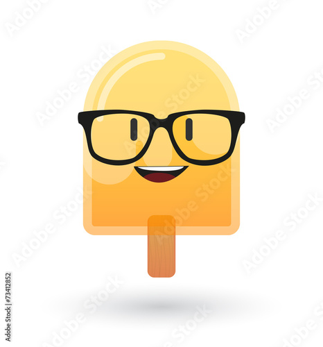 cute ice cream avatar wearing glasses