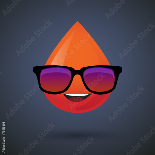 blood avatar wearing glasses