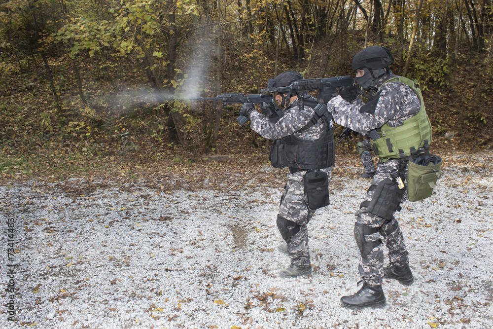 Fototapeta premium Fight against terrorism, Special Forces soldier