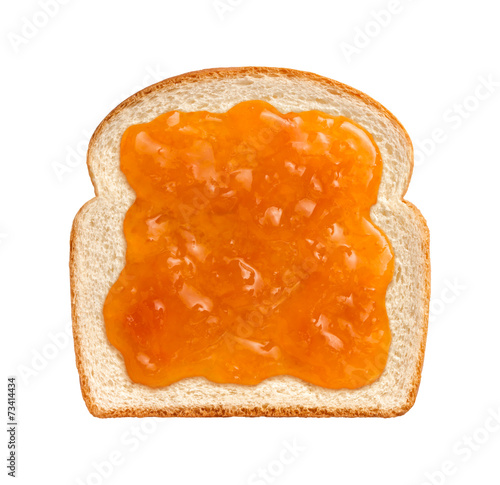 Apricot Preserves on Bread