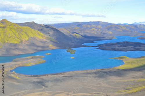 Высокогорное озеро в Исландии