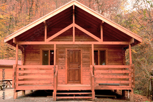 wooden houses